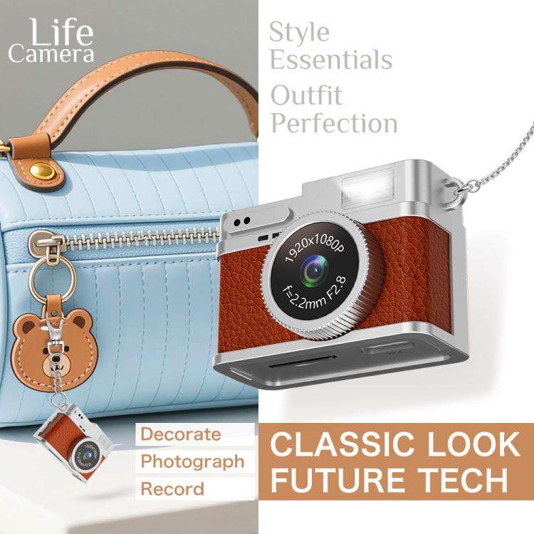 S150 0.96 inch IPS Screen HD Children Mini Digital Camera(Dark Brown)