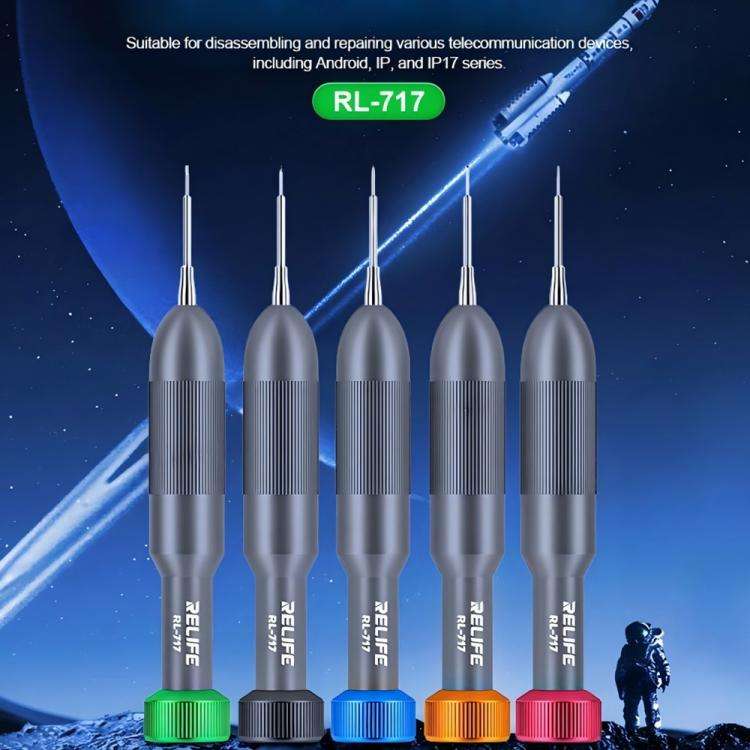 RELIFE RL-717 Rocket-Head Screwdrivers for Disassembling and Repairing (5 in 1 Set)