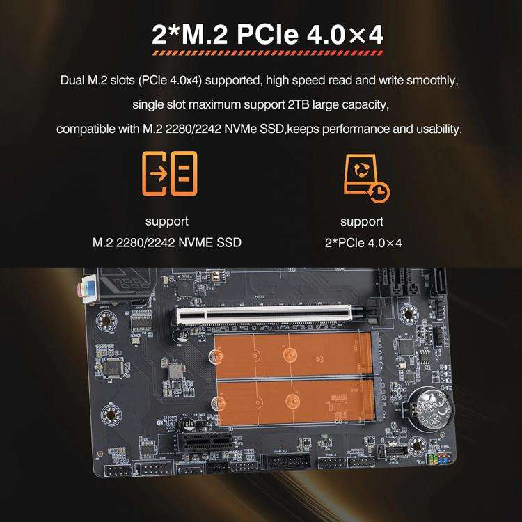 Ryzen 9 7845HX CPU AMD Desktop Computer Motherboard