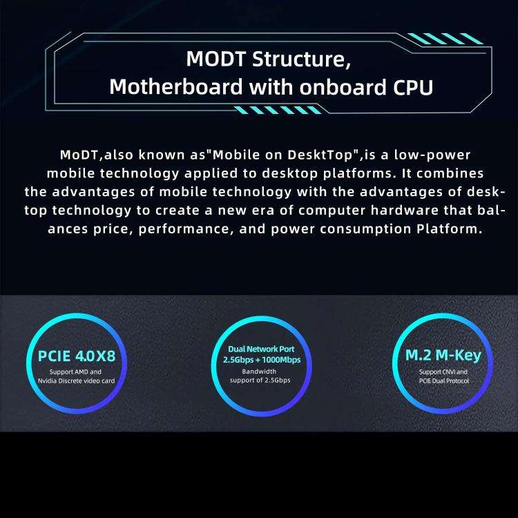 ERYING ITX i5-12500H CPU Desktop Computer Motherboard