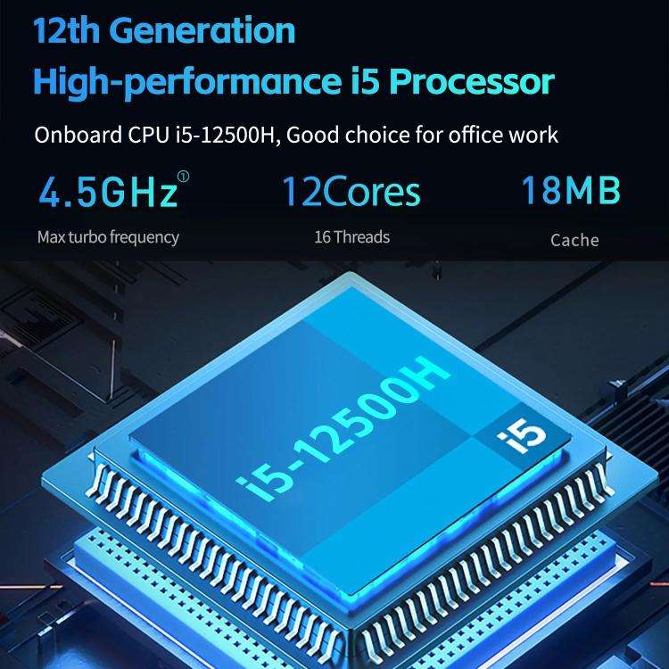 ERYING ITX i5-12500H CPU Desktop Computer Motherboard