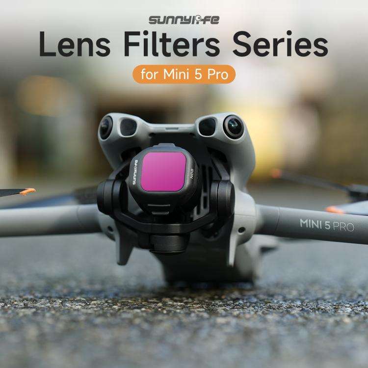 For DJI Mini 5 Pro Sunnylife Camera Lens Filter, Filter:4 in 1 NDPL