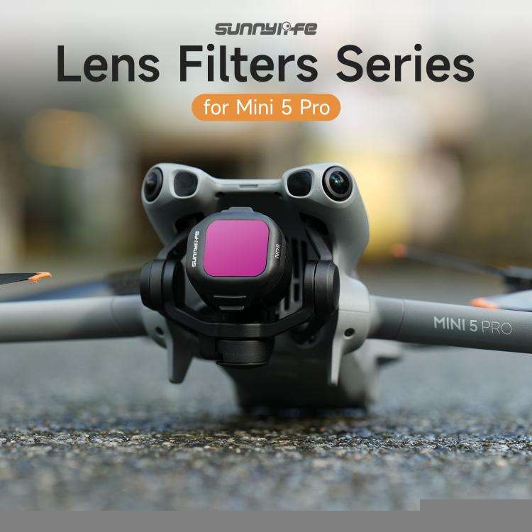 For DJI Mini 5 Pro Sunnylife Camera Lens Filter, Filter:ND64PL