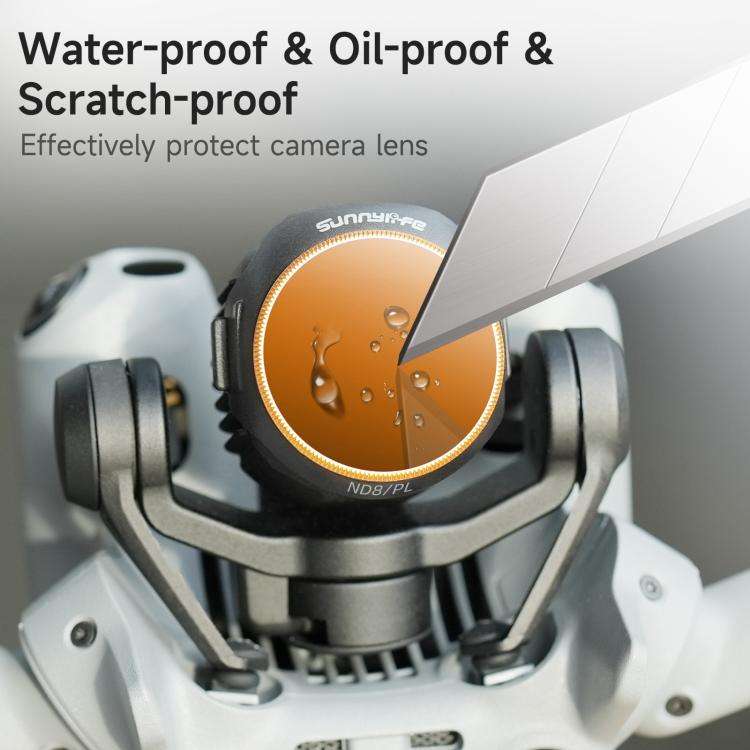 For DJI Mini 5 Pro Sunnylife Camera Lens Filter, Filter:4 in 1 NDPL