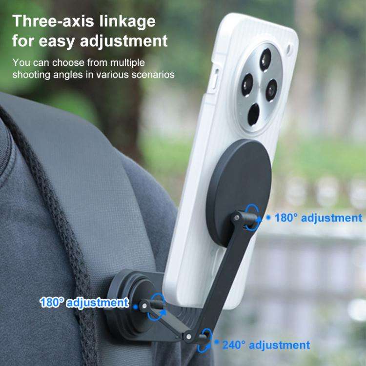 RUIGPRO Magnetic Backpack Clip Mount for Phone & Camera, Type:Clip