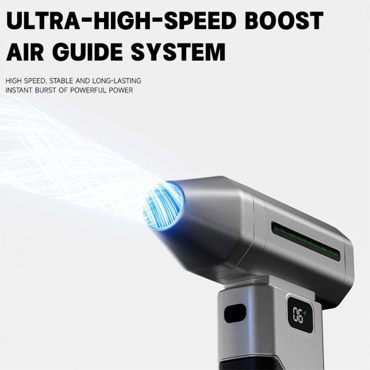 LUOWEI C2 Portable Rechargeable Ultra-High Hurricane Clean Dust Mini Jet Fan