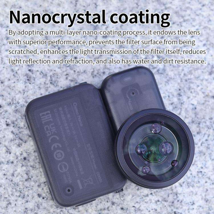 For DJI Osmo Nano JSR Lens Filter, Filter:5 in 1 Wide CPL ND8/16/32