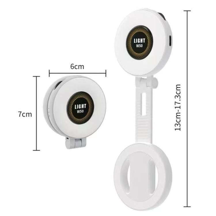 Foldable Magnetic Phone Fill Light(White)