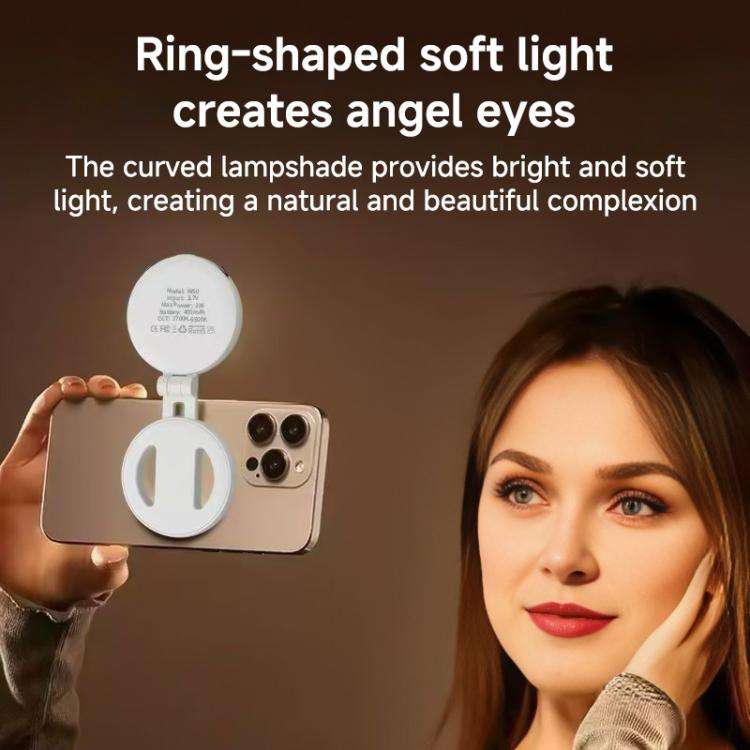 Foldable Magnetic Phone Fill Light(White)