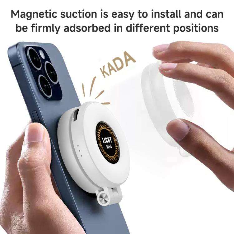 Foldable Magnetic Phone Fill Light(White)