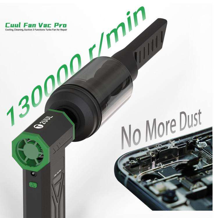 2UUL DA970 Cuul Fan Pro Cooling + Cleaning + Suction 3 in 1 Turbo Fan Set