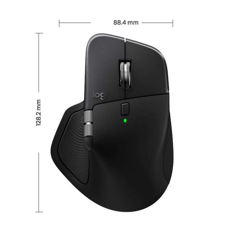Logitech MX Master 4 8K DPI Wireless Mouse(Black)