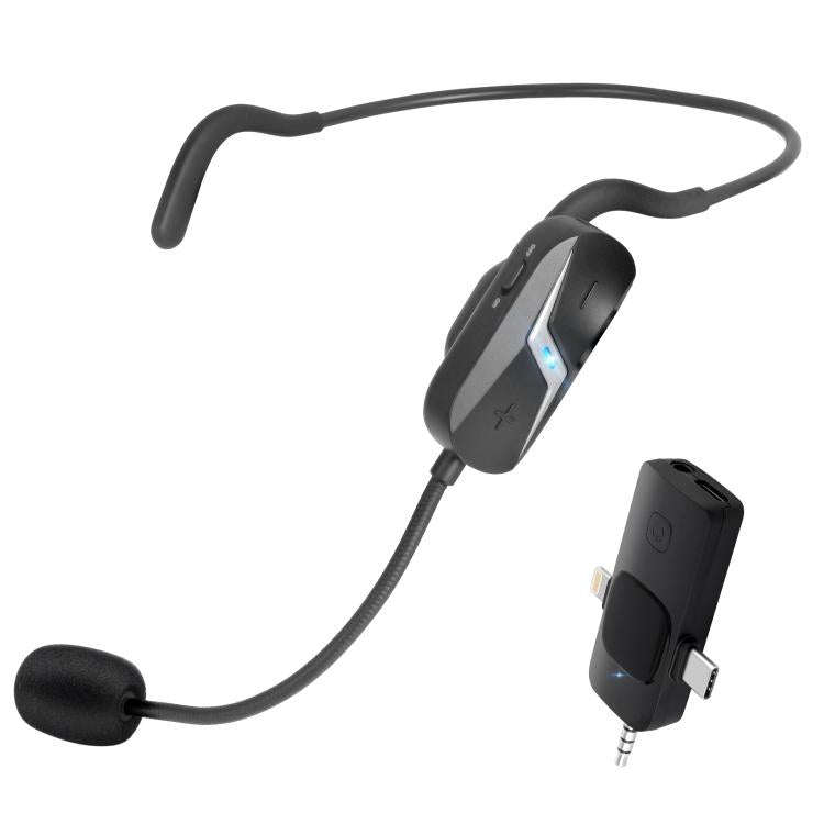 Yanmai GF13 2.4G Wireless Headset Noise Reduction Microphone(Black)