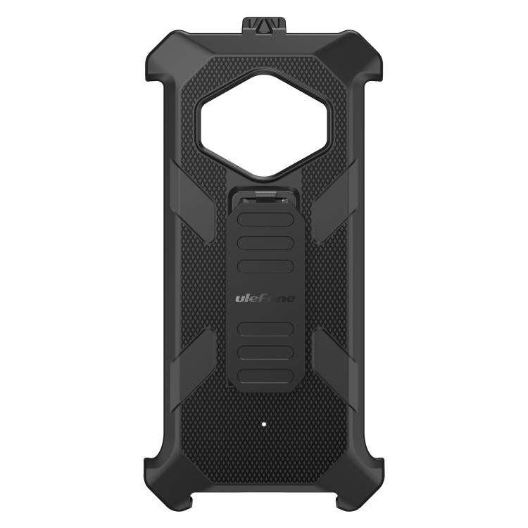 For Ulefone RugKing 3 Pro Ulefone Armor Back Clip Phone Case with Carabiner(Black)
