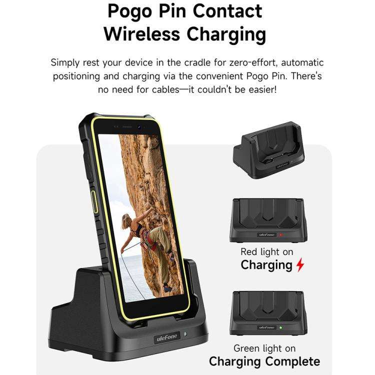 For Ulefone RugKing 2 Pro Ulefone USB-C / Type-C Desk Charging Dock(Black)