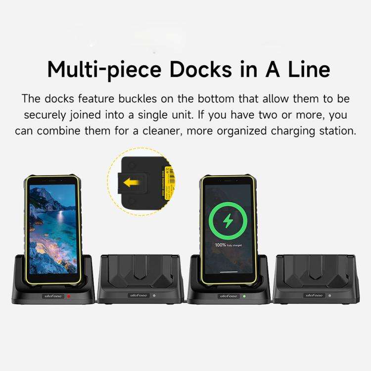 For Ulefone RugKing 2 Pro Ulefone USB-C / Type-C Desk Charging Dock(Black)