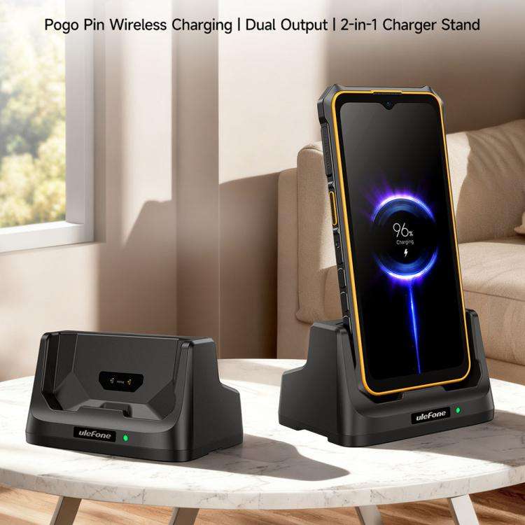 For Ulefone RugKing 3 Pro Ulefone USB-C / Type-C Desk Charging Dock(Black)