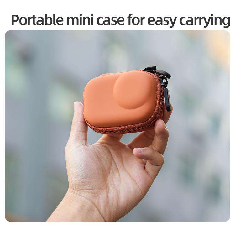 For DJI Osmo Action 6 / 5 Pro / 4 / 3 Sunnylife Portable Carrying Storage Box Mini Body Bag(Orange)