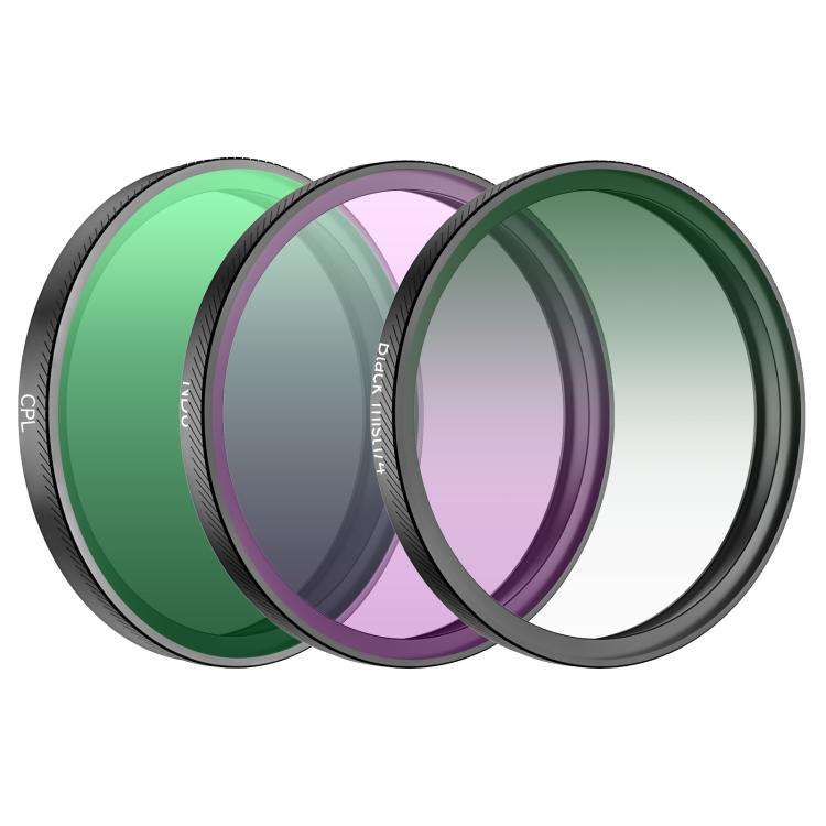 For DJI Osmo Action 6 Sunnylife Camera Lens Filter, Filter:3 in 1 Light Shadow