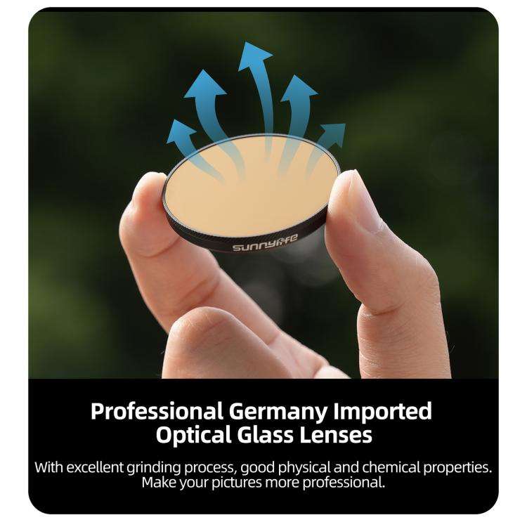 For DJI Osmo Action 6 Sunnylife Camera Lens Filter, Filter:8 in 1 Mixed Filter