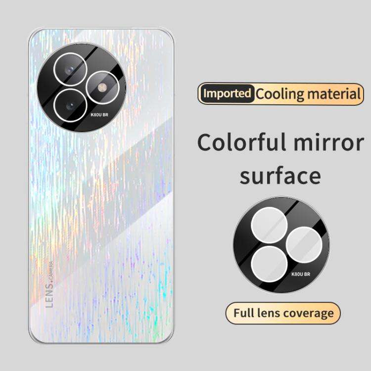 For Redmi K80 Ultra Colorful Ultra-thin Shockproof Phone Case(White)