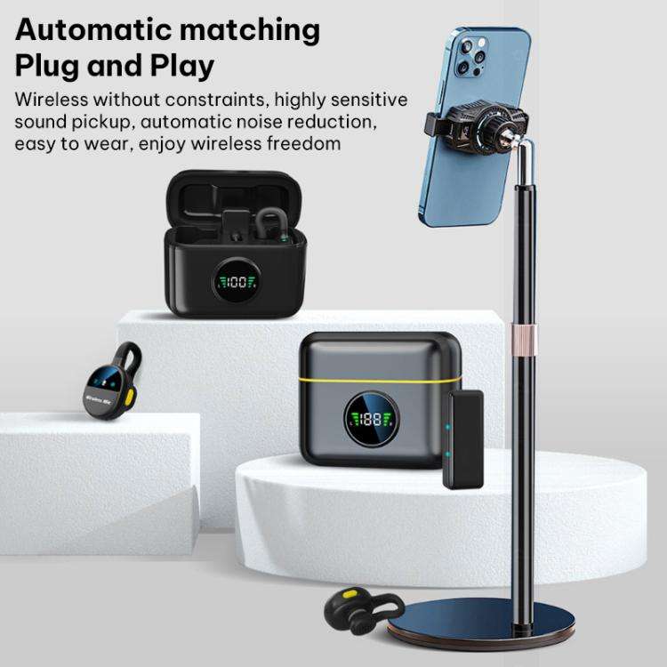 Q28 2 in 1 Lavalier Wireless Noise Cancellation Microphone, Model:Type-C Plug