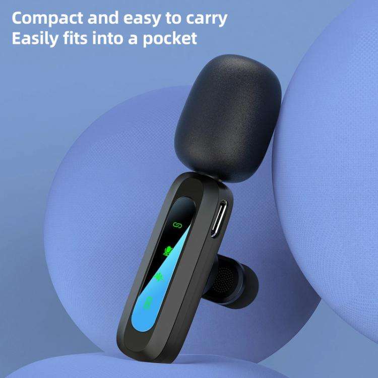 J3 2 in 1 Lavalier Wireless Microphone Noise Reduction Mini Mic, Model:8 Pin Plug
