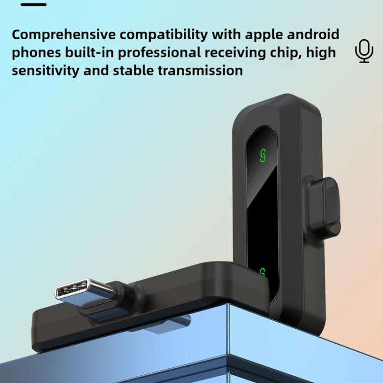 J3 2 in 1 Lavalier Wireless Microphone Noise Reduction Mini Mic, Model:8 Pin Plug