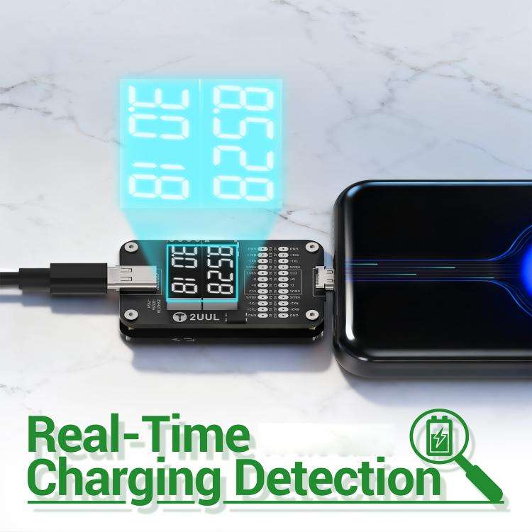 2UUL PW32 Type-C Port Comprehensive Diagnostic Tester with Real-Time Charging Detection