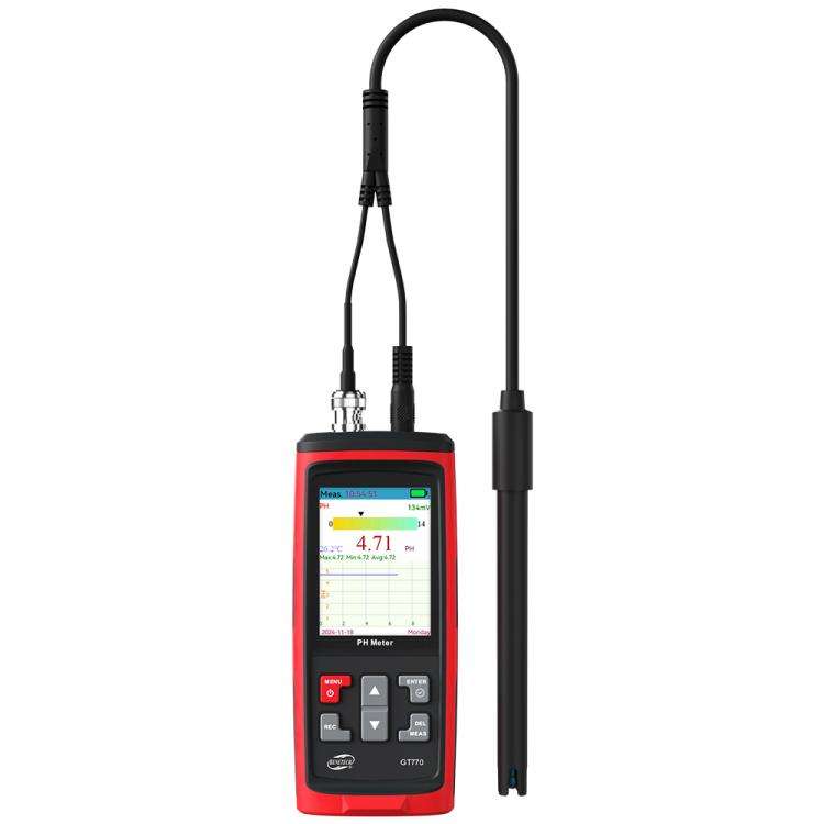 BENETECH GT770 Split 3 in 1 Portable PH Meter