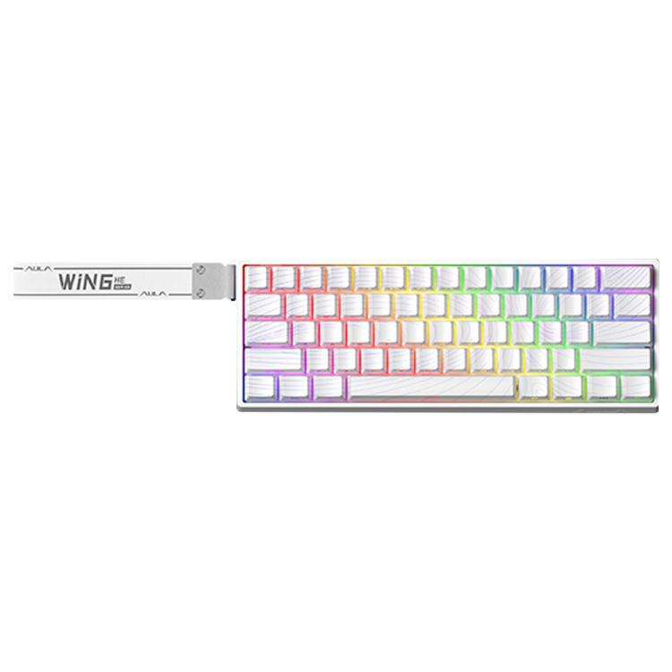 AULA WIN60HE MAX Edition 60 Keys RGB Wired Keyboard(Purple Wing Chun Magnetic Axis)