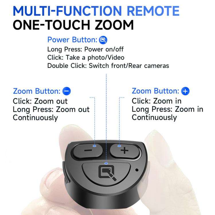 F07 410mm Mini Portable Wireless Remote Control Quadrapod Selfie Stick with 2pcs D9 Fill Lights(B...