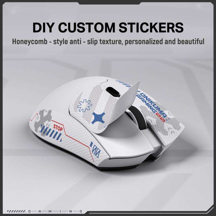 ONIKUMA DM01 12800DPI 2.4GHz + BT + Wired Tri-mode Gaming Mouse(White)