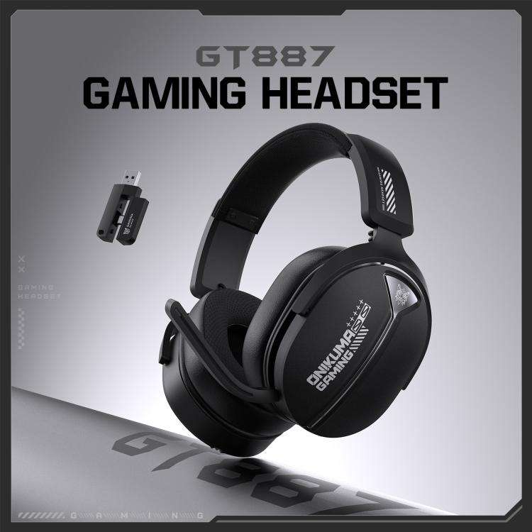 ONIKUMA GT887 Four-mode Bluetooth 2.4G Wired / Wireless Gaming Headset(Black)