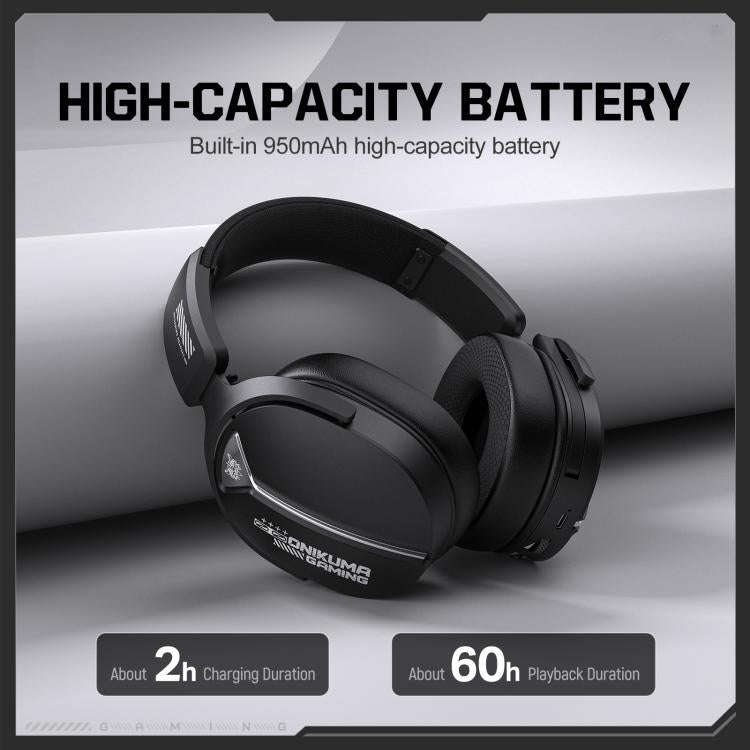 ONIKUMA GT887 Four-mode Bluetooth 2.4G Wired / Wireless Gaming Headset(Black)