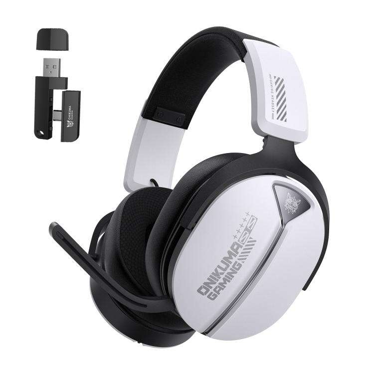 ONIKUMA GT887 Four-mode Bluetooth 2.4G Wired / Wireless Gaming Headset(White)