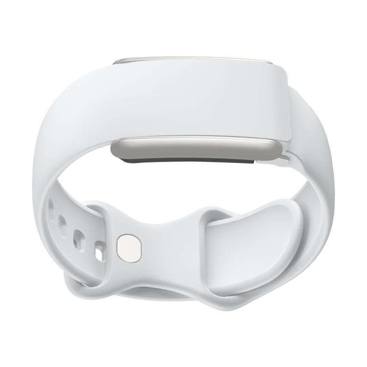 For WHOOP 5.0 Regular Solid Color Butterfly Buckle Silicone Watch Band(White)