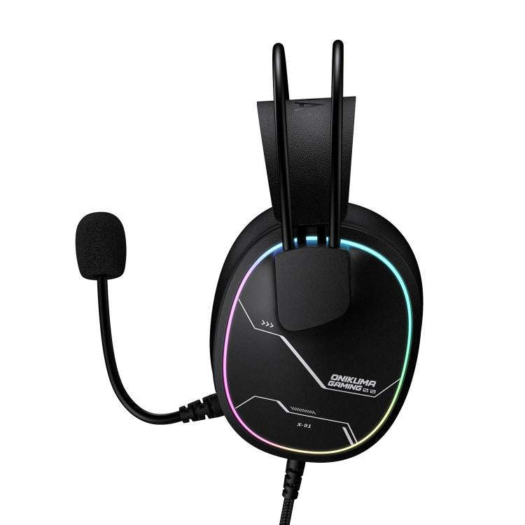 ONIKUMA X91 Over-ear Wired Earphone with Microphone(Black)