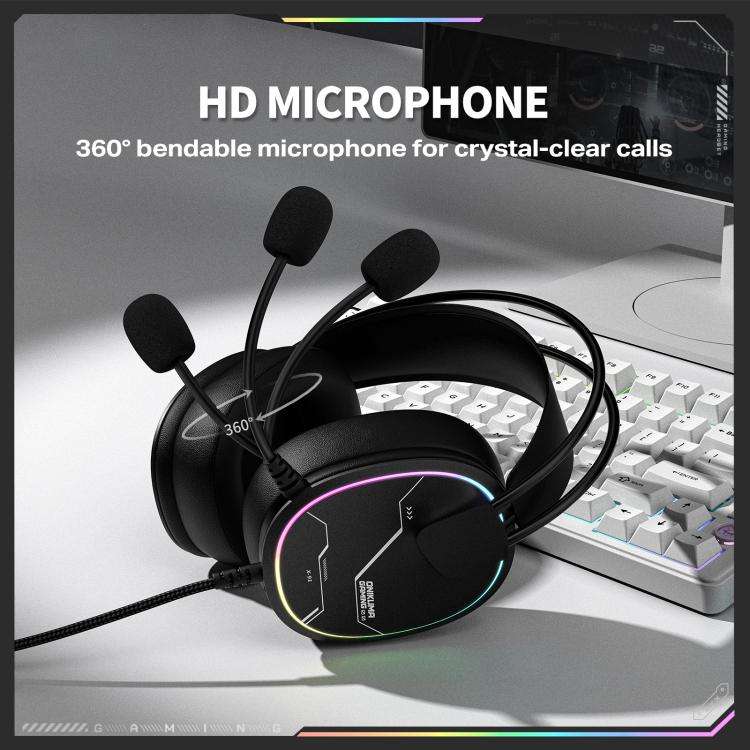 ONIKUMA X91 Over-ear Wired Earphone with Microphone(Black)