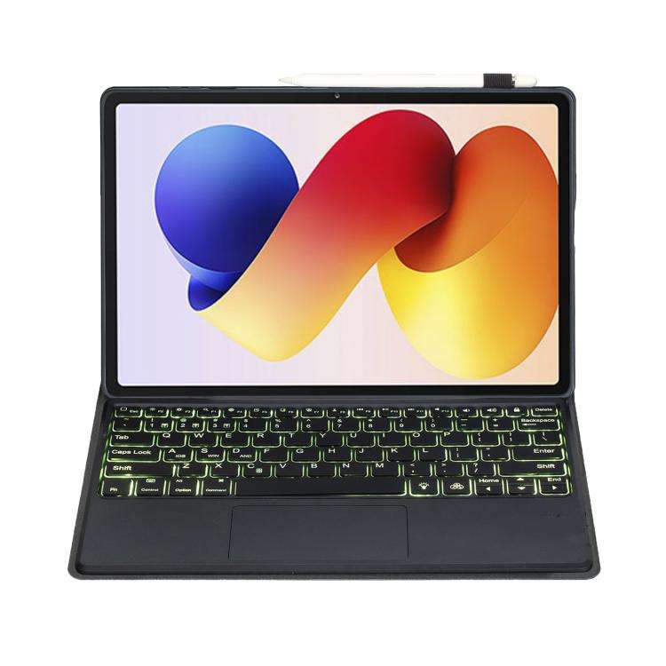 For Redmi Pad 2 Pro / Poco Pad M1 A0N19-AS Ultra-thin Detachable Backlight Bluetooth Keyboard Veg...