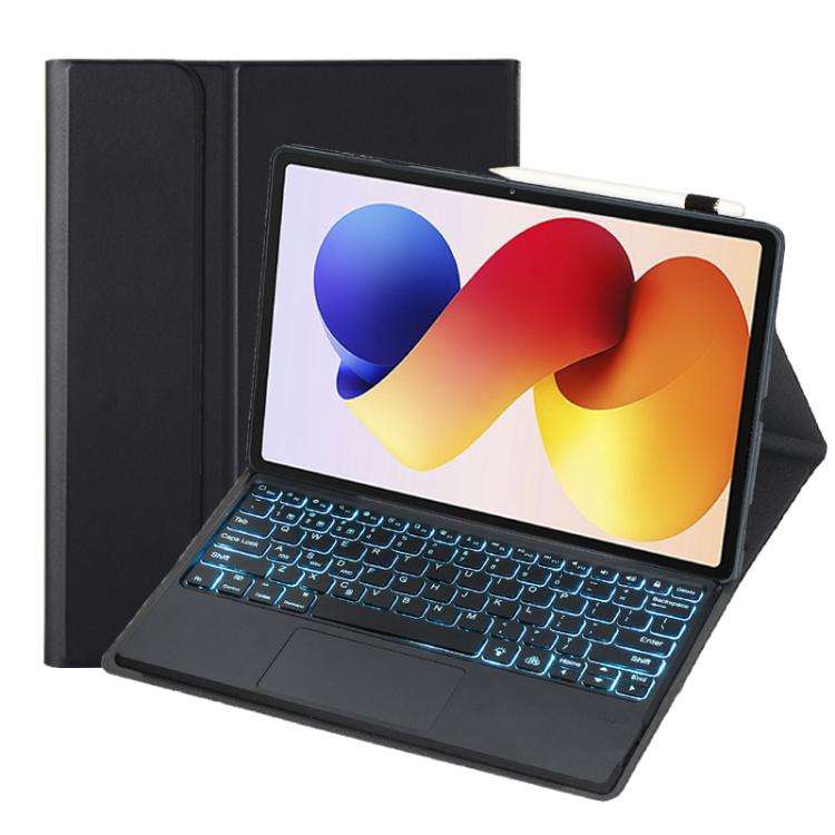 For Redmi Pad 2 Pro / Poco Pad M1 A0N19-AS Ultra-thin Detachable Backlight Bluetooth Keyboard Veg...