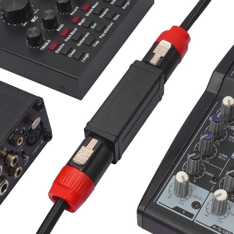 NL4FC Speakon Female to Female Speaker Connector Adapter(Black)