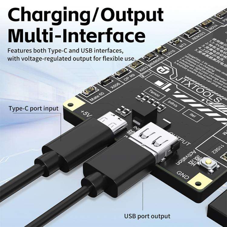 JTX B9 5-9V Battery Charging Activation Board for iPhone 6S-17 Pro Max (without 16e) & Android