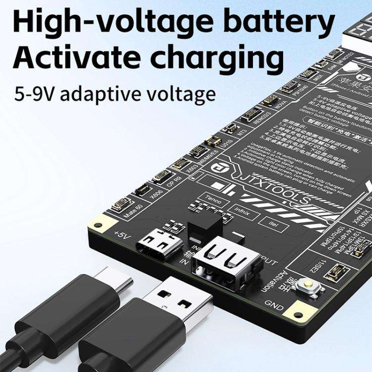 JTX B9 5-9V Battery Charging Activation Board for iPhone 6S-17 Pro Max (without 16e) & Android