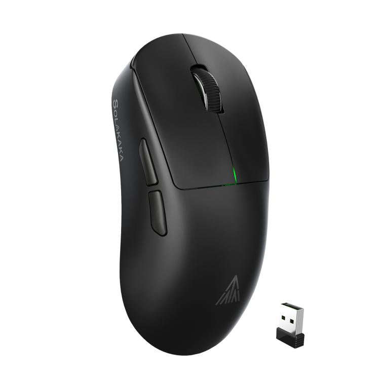 SOLAKAKA SM850 24000DPI 2.4GHz + BT + Wired Tri-mode Wireless Mouse(Black)