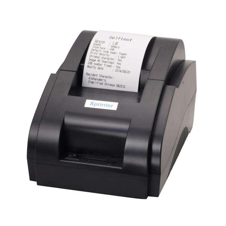 Xprinter XP58IIH 58mm Thermal Receipt Printer, Interface:USB(UK Plug)