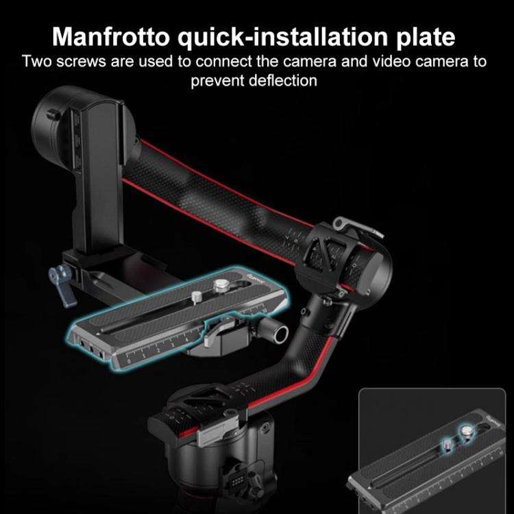 For DJI RS4 / RS3 / RSC2 SmallRig Gimbal Mount Sling Handle Monitor Kit