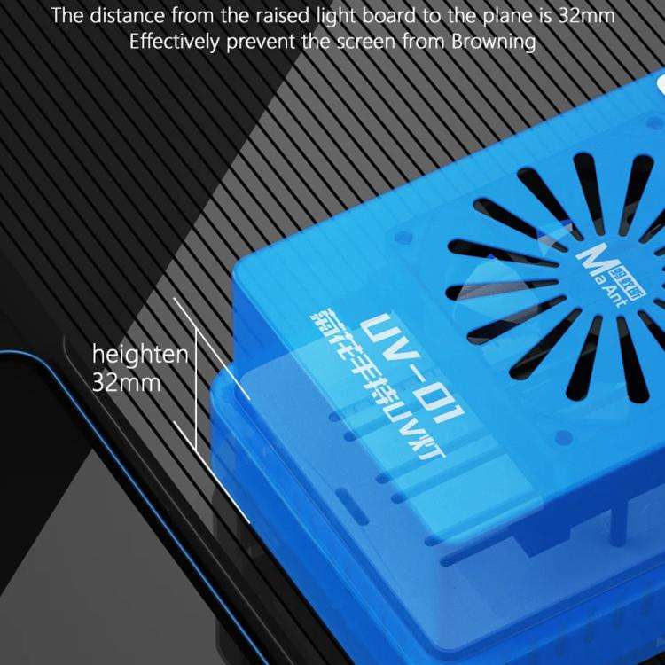 MaAnt UV-01 Portable UV Green Oil Fast Curing Lamp Box