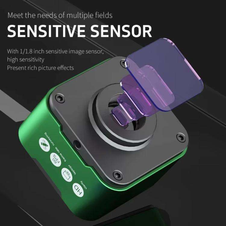 MaAnt XJ-03 Colorful HDMI / USB Output 60FPS HD Microscope Camera(Green)