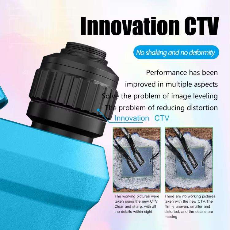 MaAnt Sky Eye R60 7-60X Colorful Trinocular Microscope with Large Base(Black)